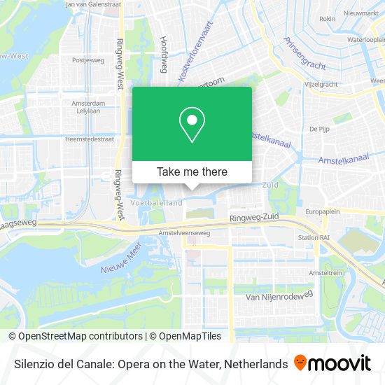 Silenzio del Canale: Opera on the Water map