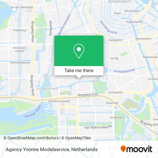 Agency Yvonne Modelservice map