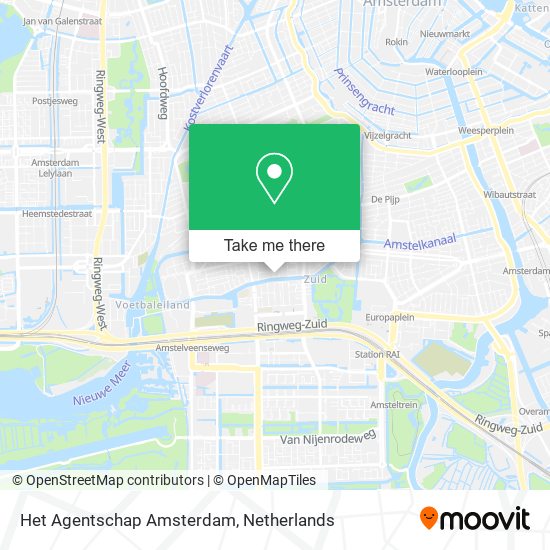 Het Agentschap Amsterdam Karte