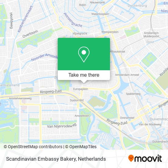 Scandinavian Embassy Bakery map