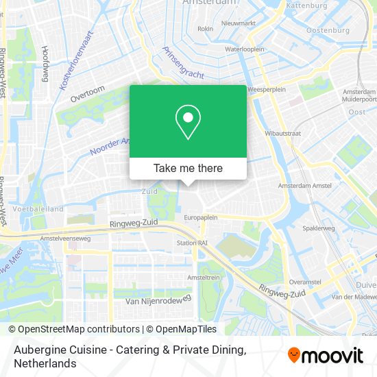 Aubergine Cuisine - Catering & Private Dining map