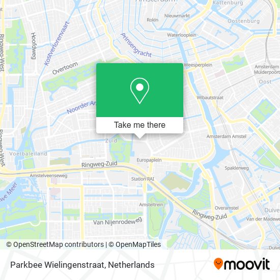 Parkbee Wielingenstraat map