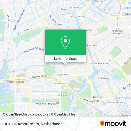 Aikikai Amsterdam map