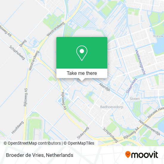 Broeder de Vries map