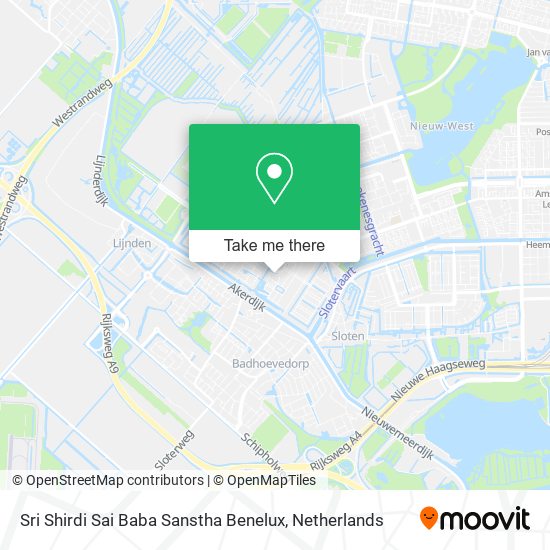 Sri Shirdi Sai Baba Sanstha Benelux map