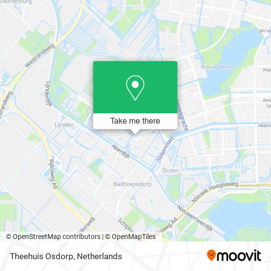 Theehuis Osdorp map