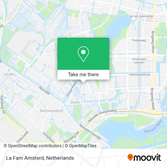 La Fam Amsterd map