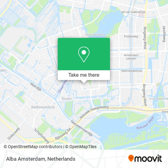 Alba Amsterdam map