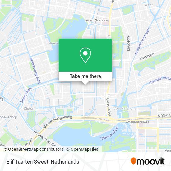 Elif Taarten Sweet map