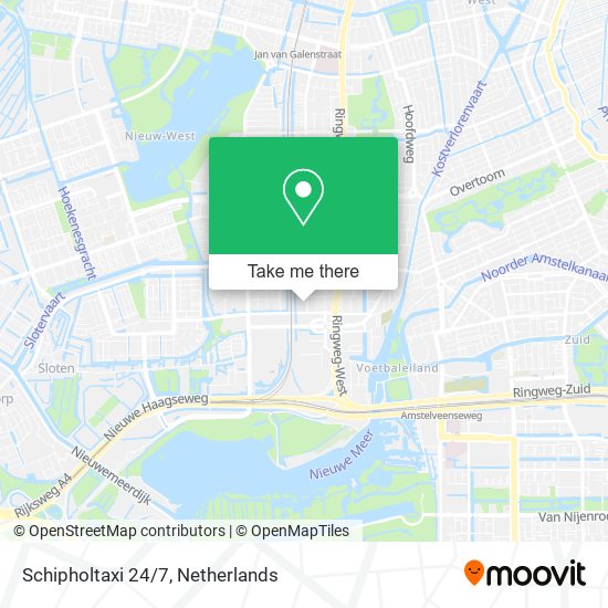 Schipholtaxi 24/7 map