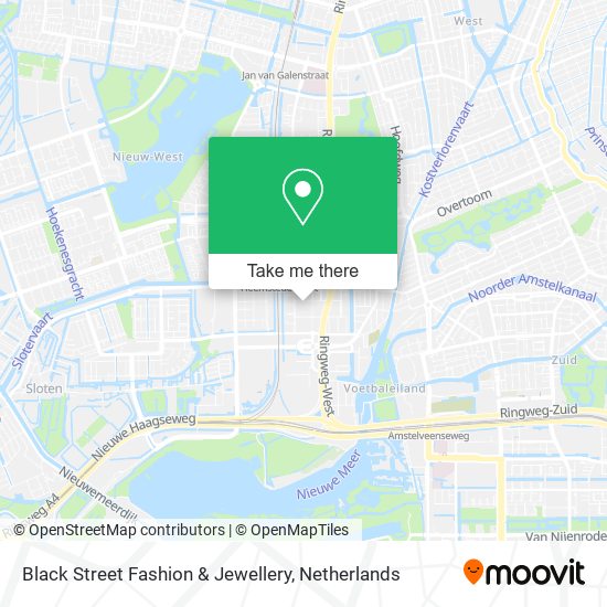 Black Street Fashion & Jewellery map