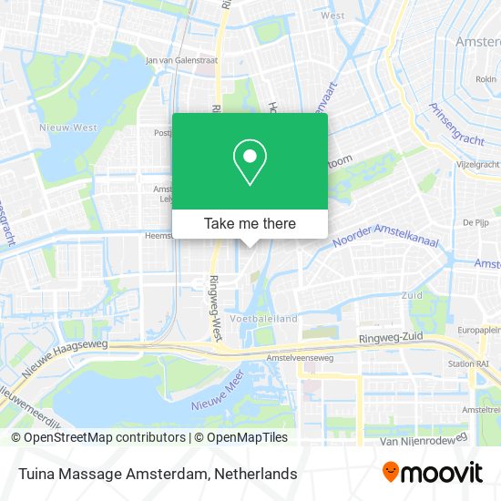 Tuina Massage Amsterdam Karte
