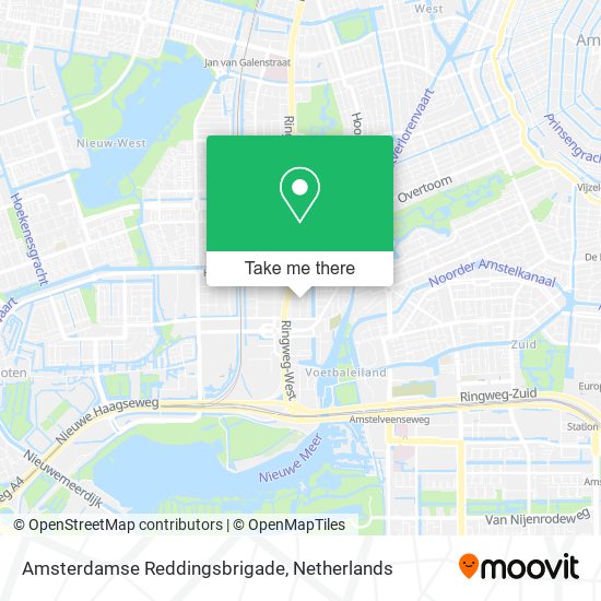 Amsterdamse Reddingsbrigade Karte