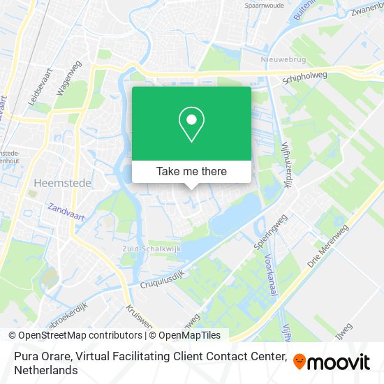 Pura Orare, Virtual Facilitating Client Contact Center map