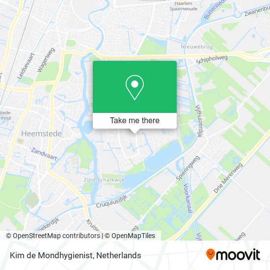 Kim de Mondhygienist map