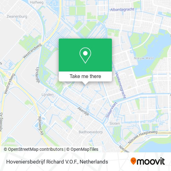 Hoveniersbedrijf Richard V.O.F. map