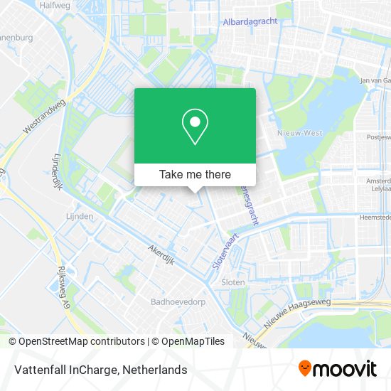 Vattenfall InCharge map