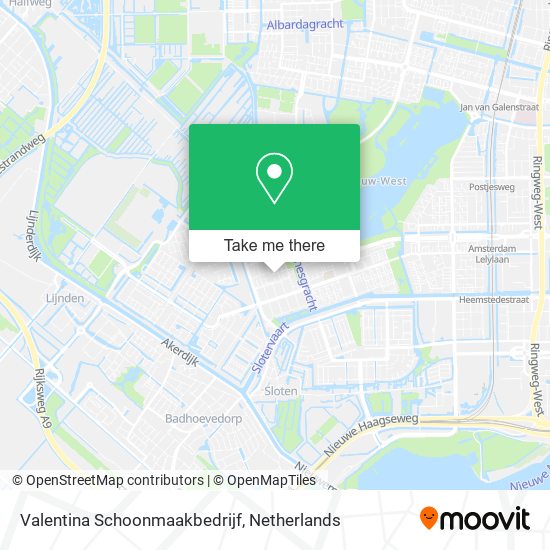 Valentina Schoonmaakbedrijf map