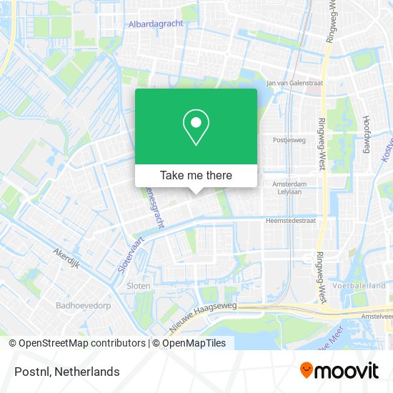 Postnl map