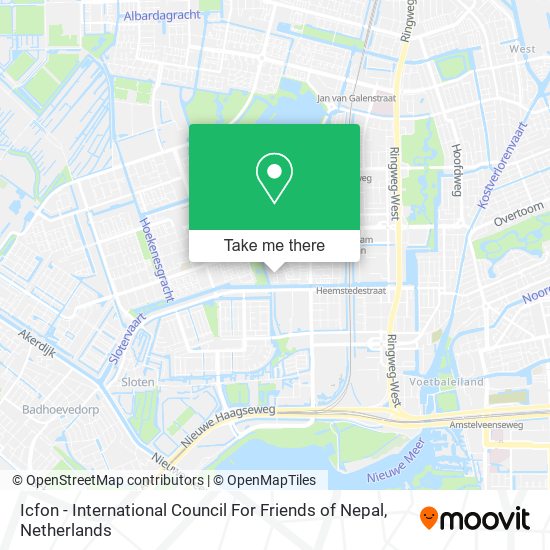 Icfon - International Council For Friends of Nepal map