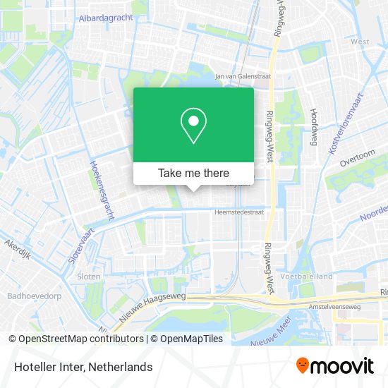 Hoteller Inter map