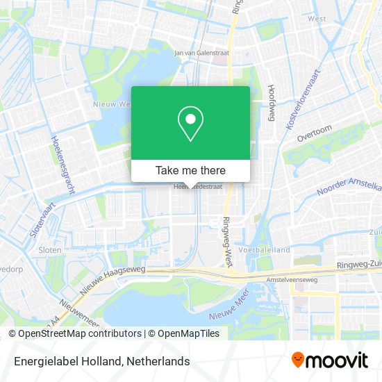 Energielabel Holland map