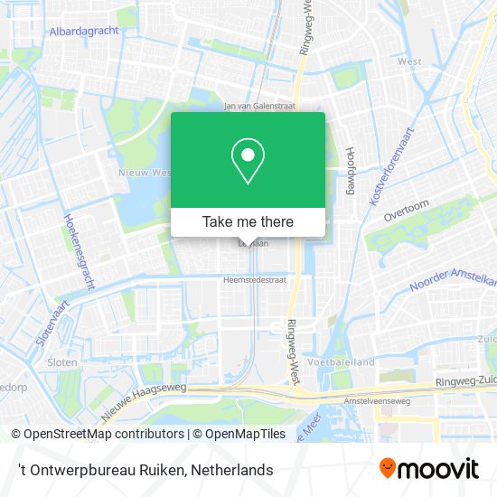 't Ontwerpbureau Ruiken map