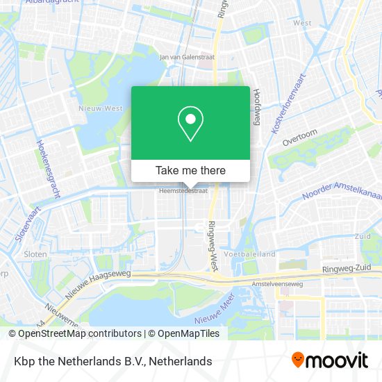 Kbp the Netherlands B.V. map