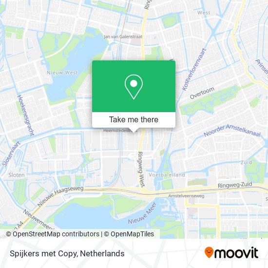 Spijkers met Copy map