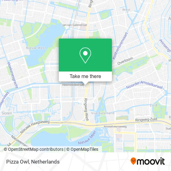 Pizza Owl map
