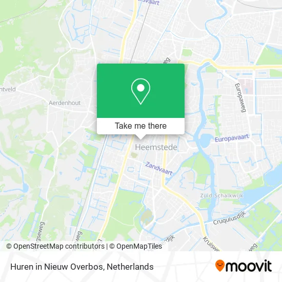 Huren in Nieuw Overbos map