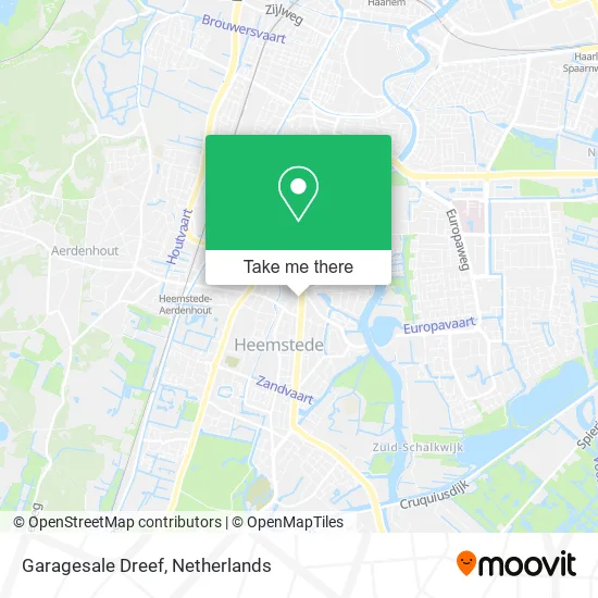 Garagesale Dreef map