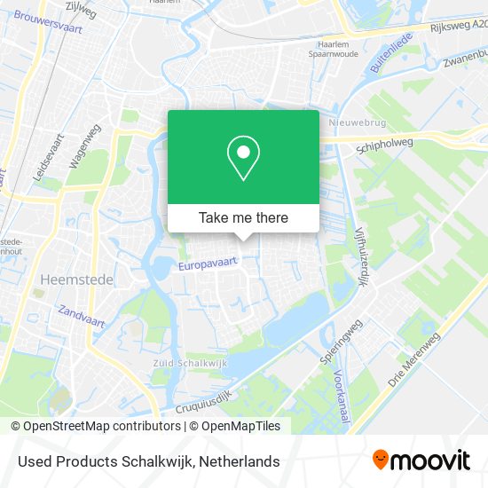Used Products Schalkwijk map