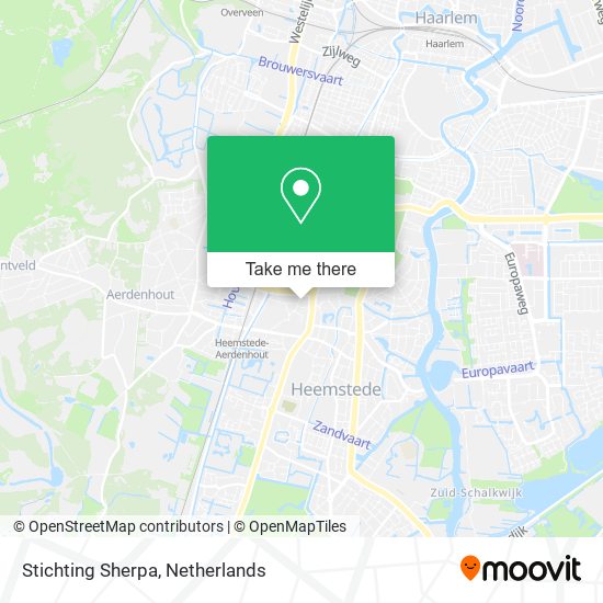 Stichting Sherpa map