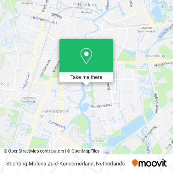 Stichting Molens Zuid-Kennemerland Karte