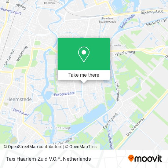 Taxi Haarlem-Zuid V.O.F. map