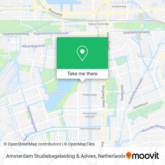 Amsterdam Studiebegeleiding & Advies Karte