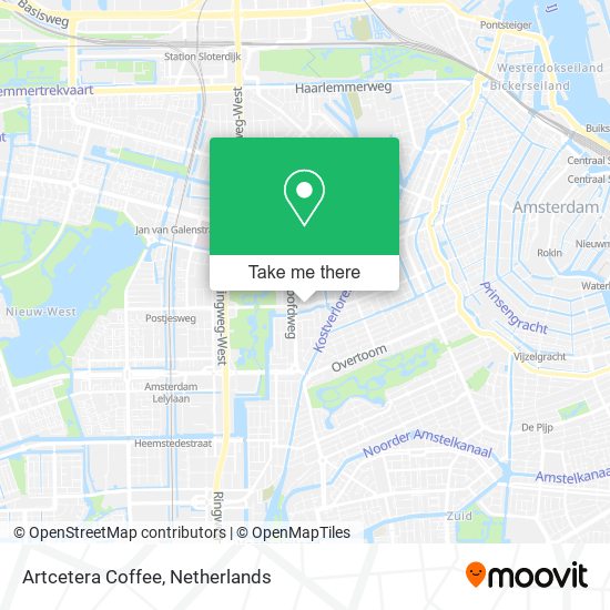 Artcetera Coffee map