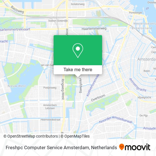 Freshpc Computer Service Amsterdam map