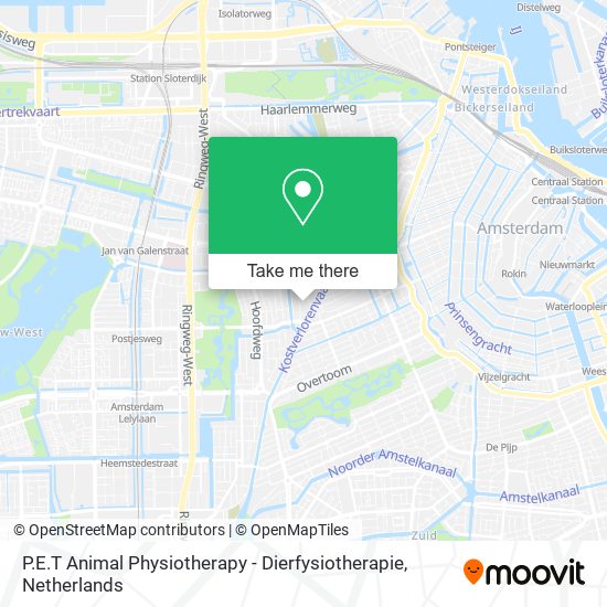 P.E.T Animal Physiotherapy - Dierfysiotherapie map