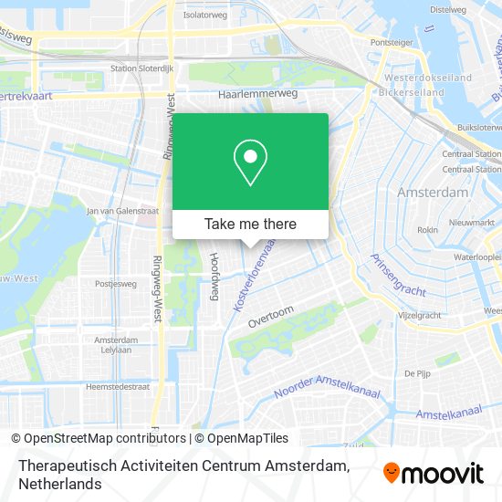 Therapeutisch Activiteiten Centrum Amsterdam Karte