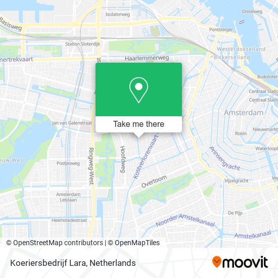 Koeriersbedrijf Lara map