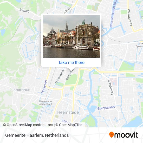 Gemeente Haarlem map