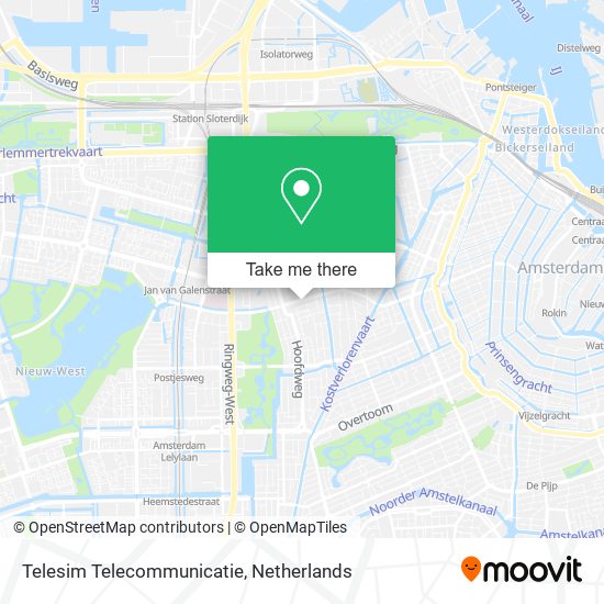 Telesim Telecommunicatie map