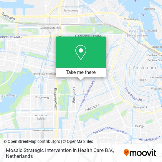 Mosaic Strategic Intervention in Health Care B.V. map