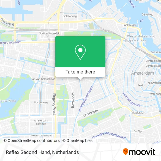 Reflex Second Hand map