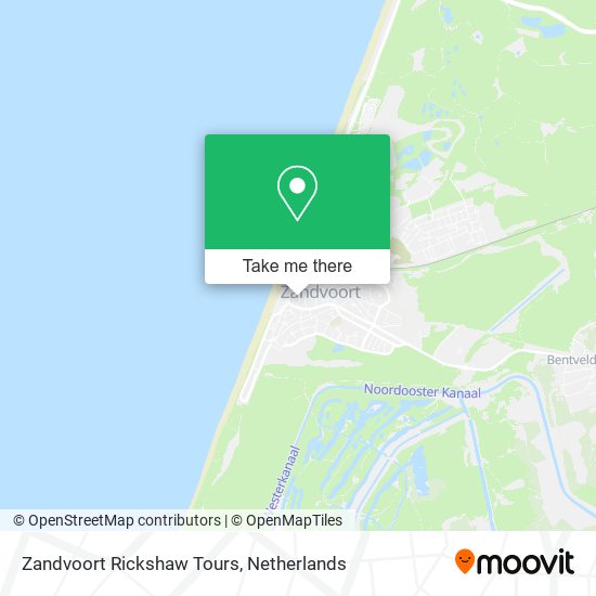 Zandvoort Rickshaw Tours map