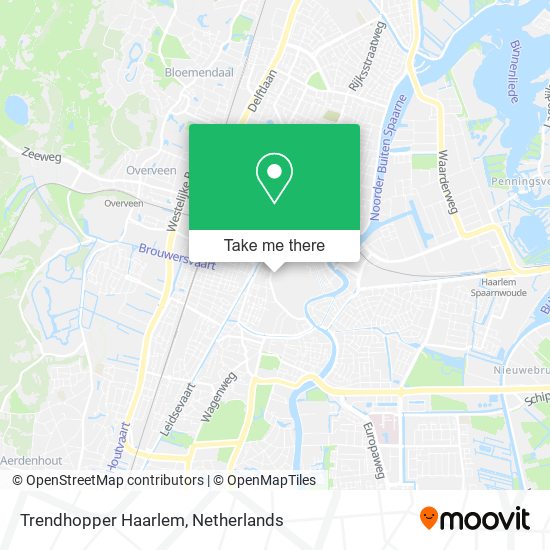 Trendhopper Haarlem map