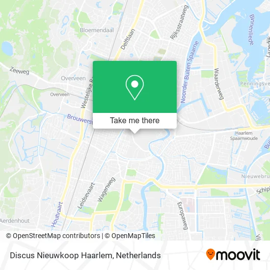 Discus Nieuwkoop Haarlem map