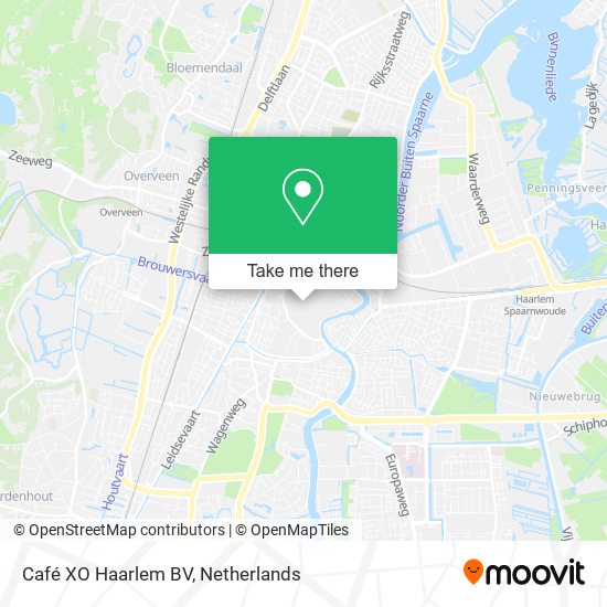 Café XO Haarlem BV map